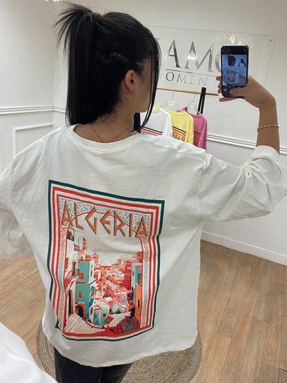 T-shirt Algeria Manches Longues