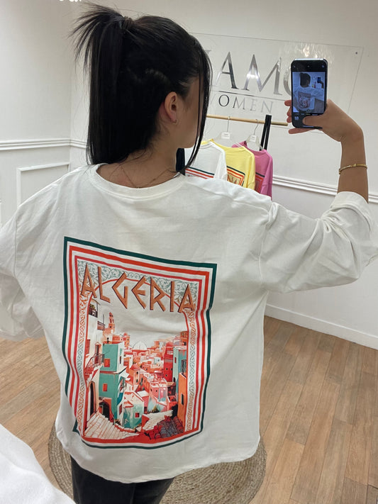 T-shirt Algeria Manches Longues